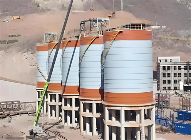 麦盖提高架钢板仓