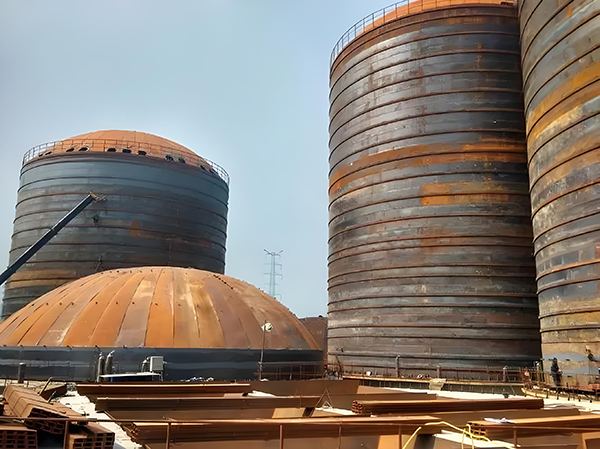 麦盖提焦粉钢板仓